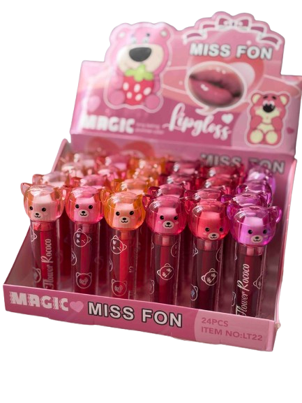 Tinta de labios tapa osito (LT22)