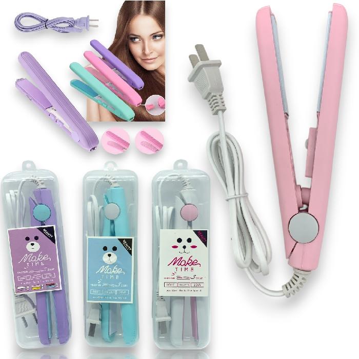 MINI PLANCHA DE CABELLO MAKE TIME BEAUTY (LJJ-518)
