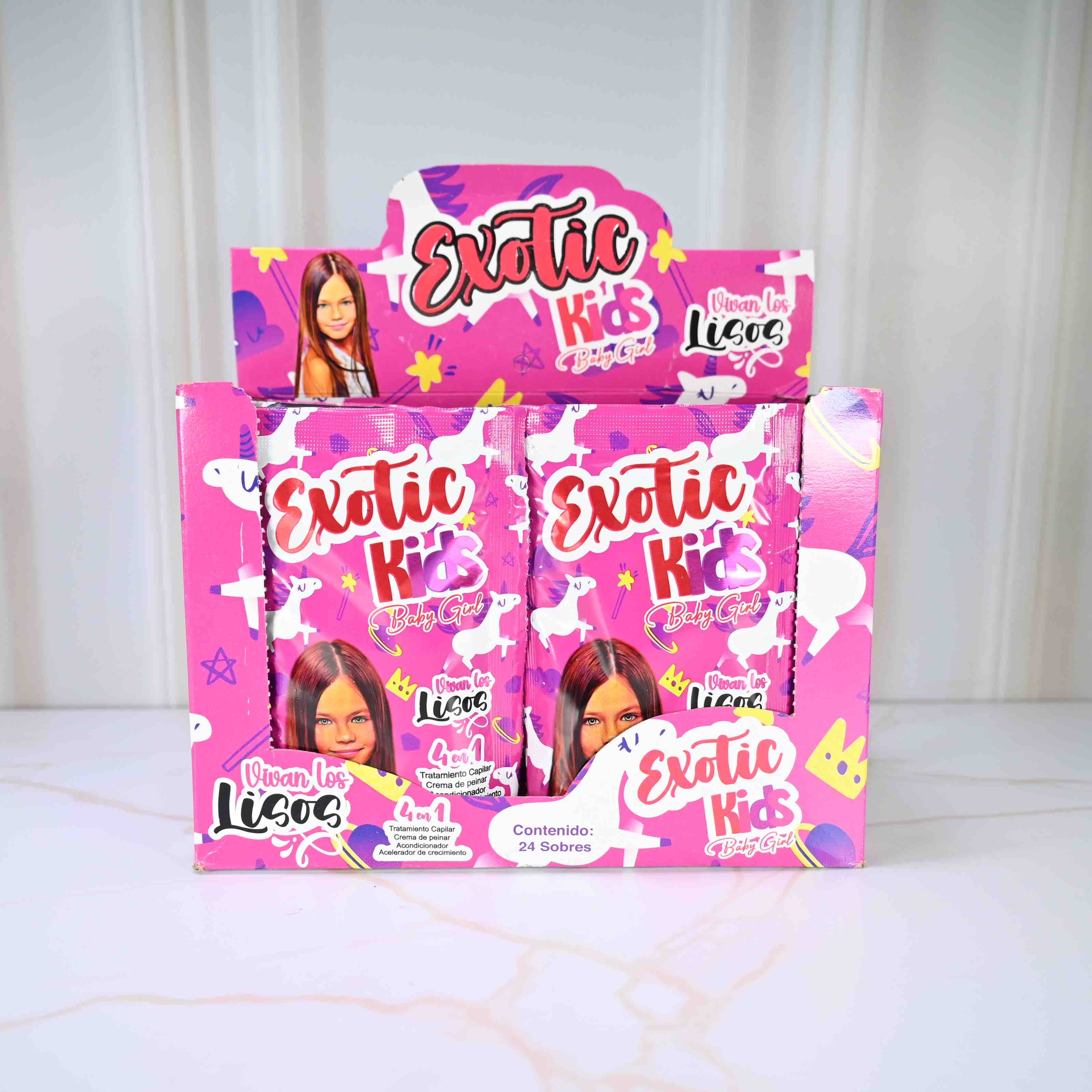 EXOTIC KIDS TRATAMIENTO CAPILAR VIVAN LOS LISOS SACHET