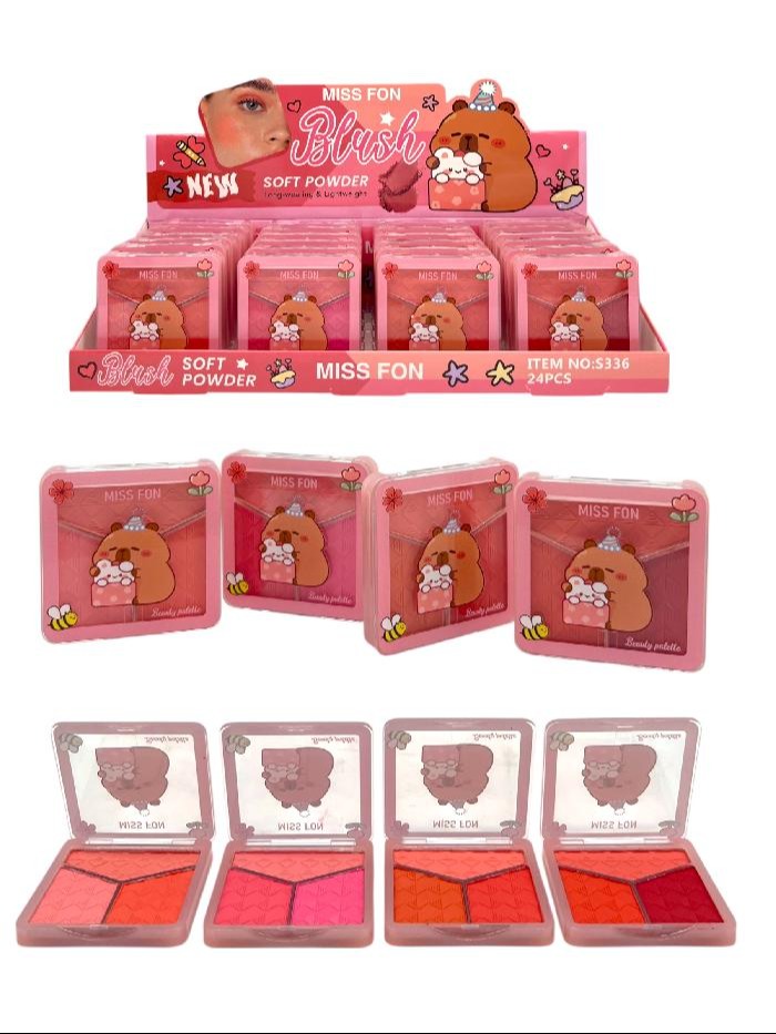 RUBOR EN TRIO CAPIBARA MISS FON  (S336) 