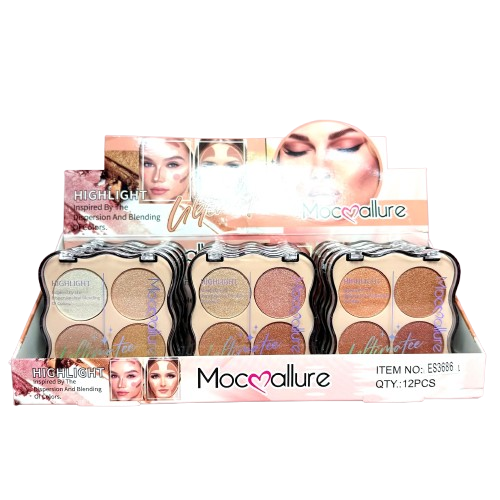 ILUMINADOR X4 TONOS MOCMALLURE  (ES3686)