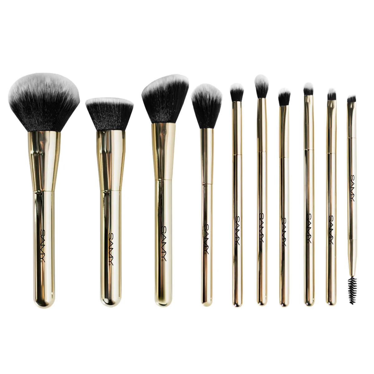 SET DE BROCHAS PROFESIONALES SAMY X10 VELVET 