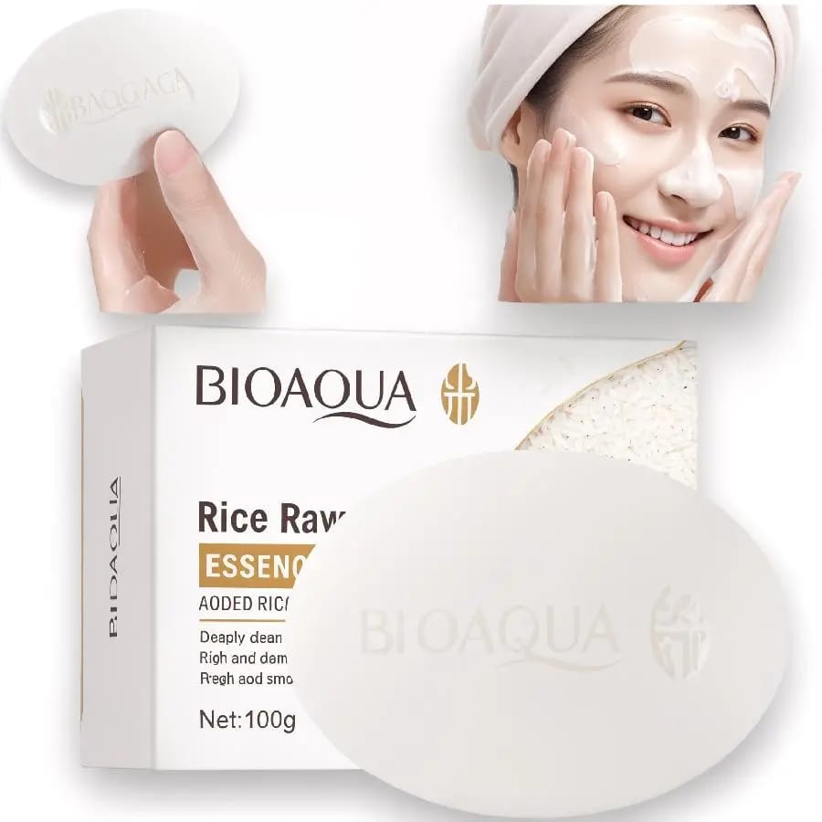 BIOAQUA JABON EN BARRA A BASE DE ARROZ (BQY71174)