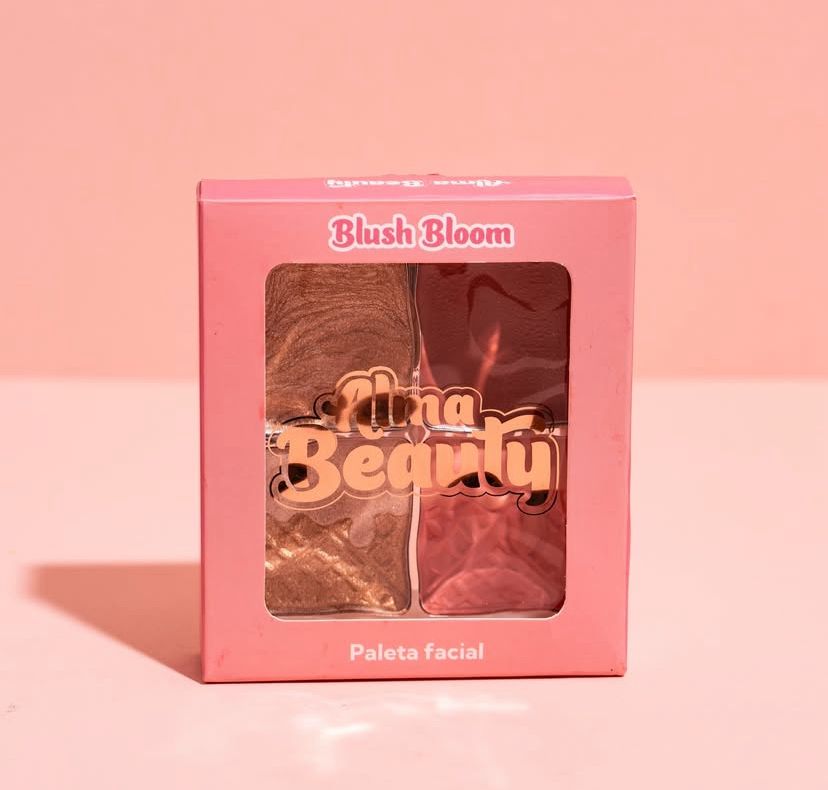 ALMA BEAUTY CUARTETO DE RUBORES E ILUMINADORES MARMOLEADOS LUXURY (ABM-022)