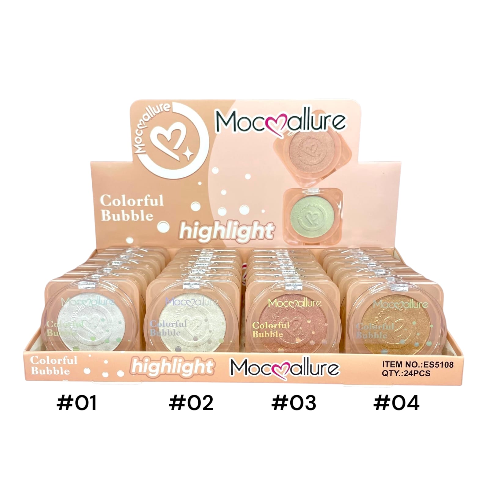 ILUMINADOR COLORFUL BUBBLE MOCMALLURE (ES5108)