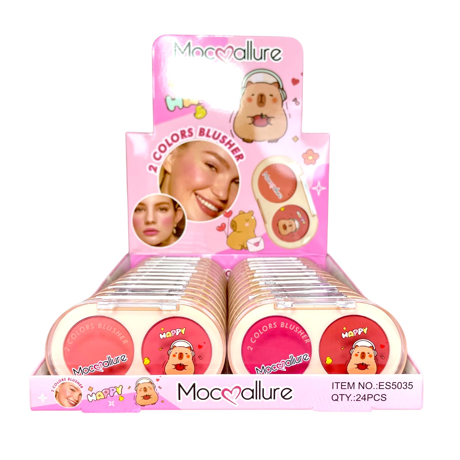 PALETA DE RUBORES MOCMALLURE X2 TONOS (ES5035)