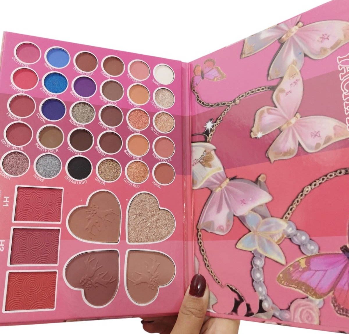 PALETA DE SOMBRAS 37 TONOS BUTTERFLY YACHAN (YC815)