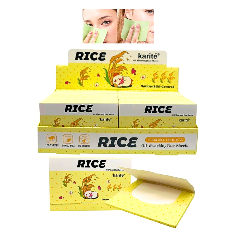 KARITE PAPELITOS ANTIGRASA DE ARROZ (1616-47A)