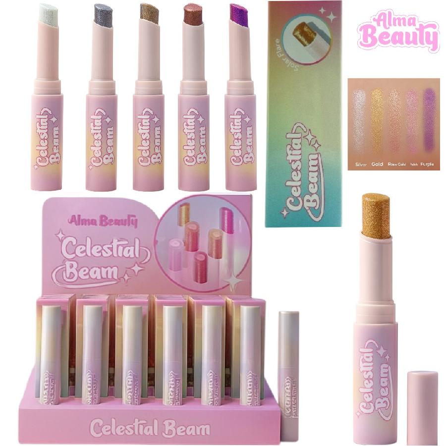SOMBRA Y ILUMINADOR EN BARRA INDIVIDUALES ALMA BEAUTY ABM-030