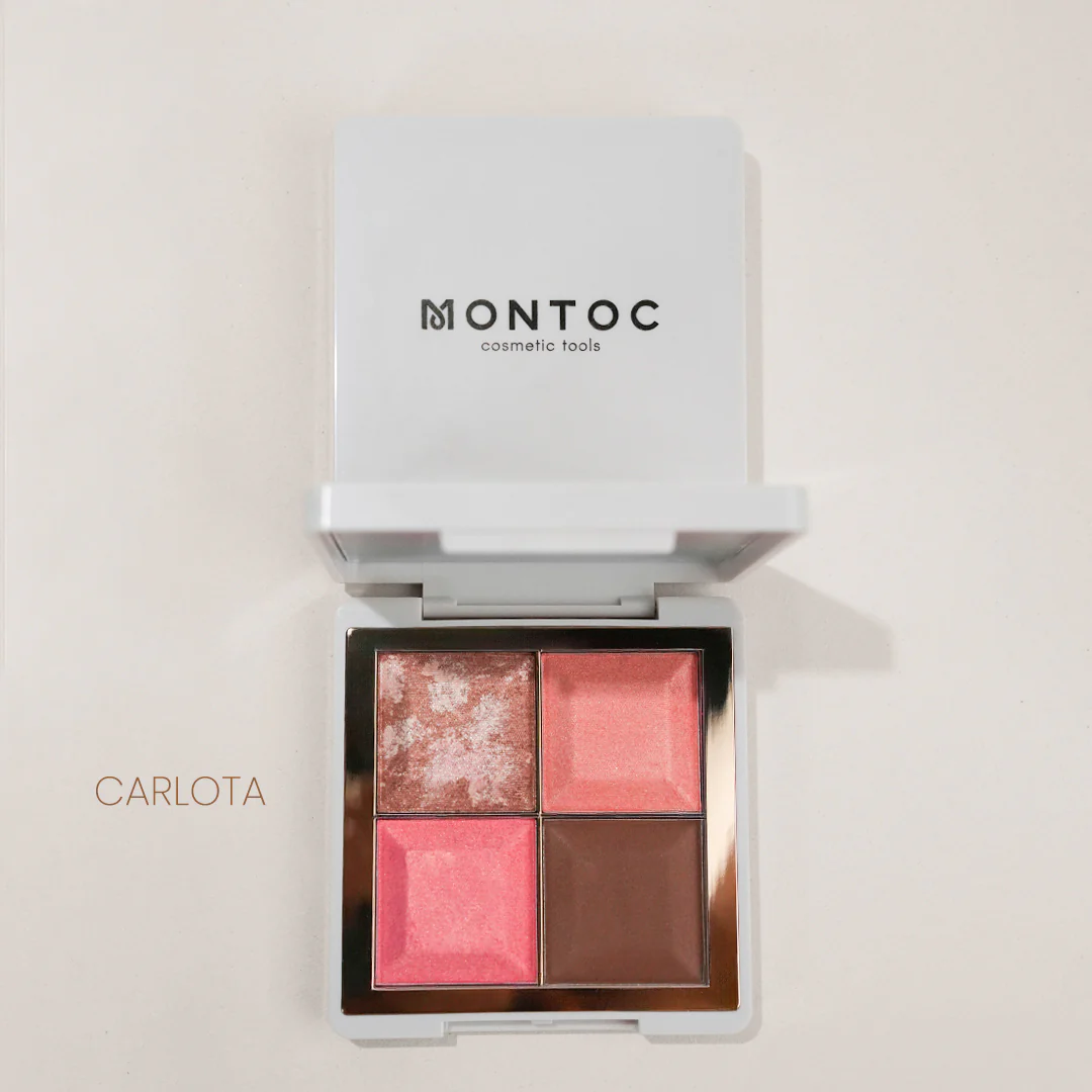 PALETA DE RUBOR, ILUMINADOR Y CONTORNO LIGHT SET MONTOC 