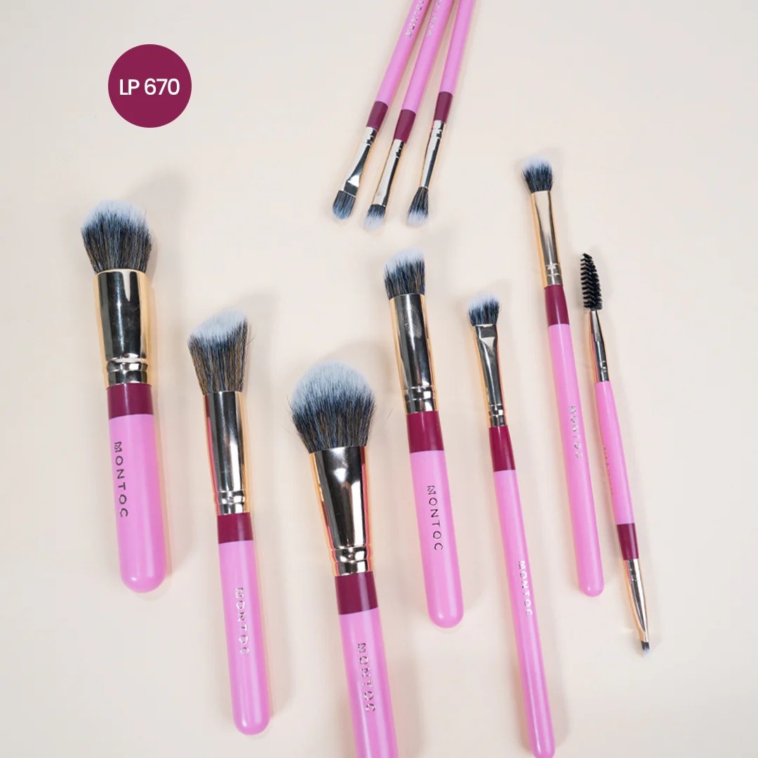 KIT DE BROCHAS FLUFFY X10 PIEZAS (LP670)
