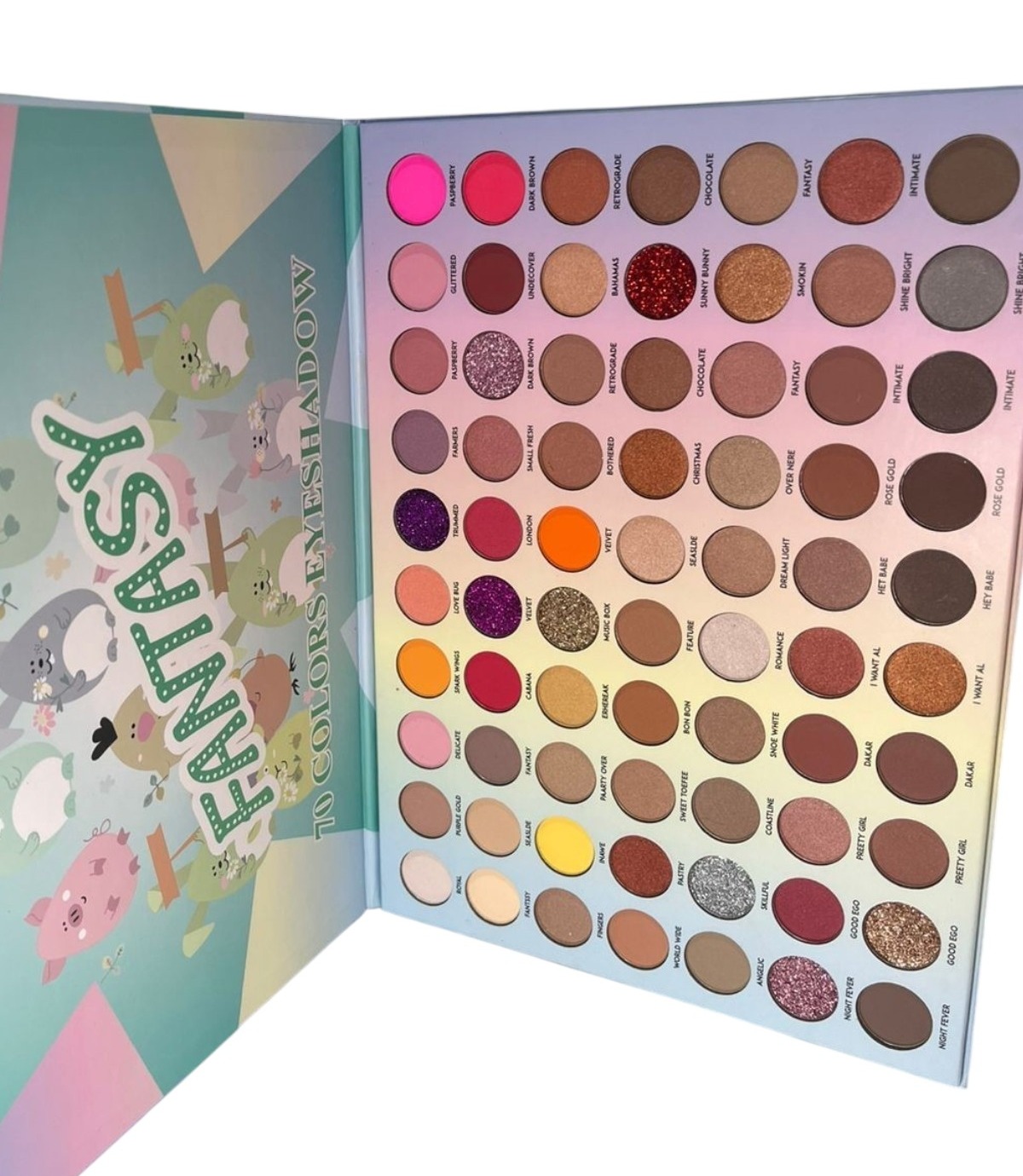 PALETA DE SOMBRAS 70 TONOS FANTASY